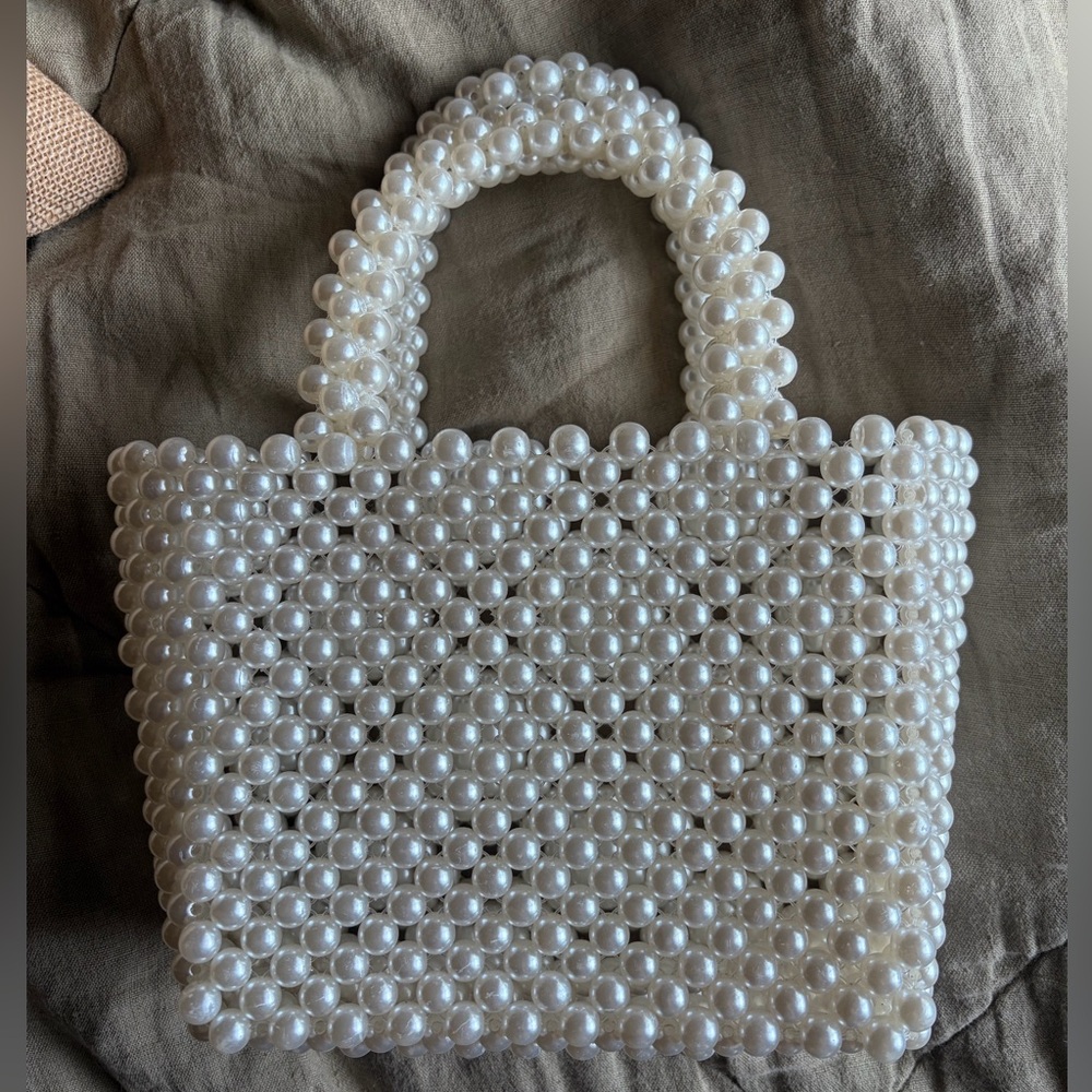 Pearl bag - great for brides